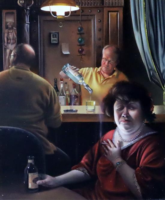 David M. Bowers (American b.1956) Heartburn 7.5 x 6.25in.